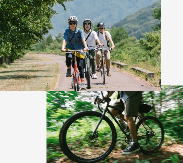 チャリップ2つのコースタイプ